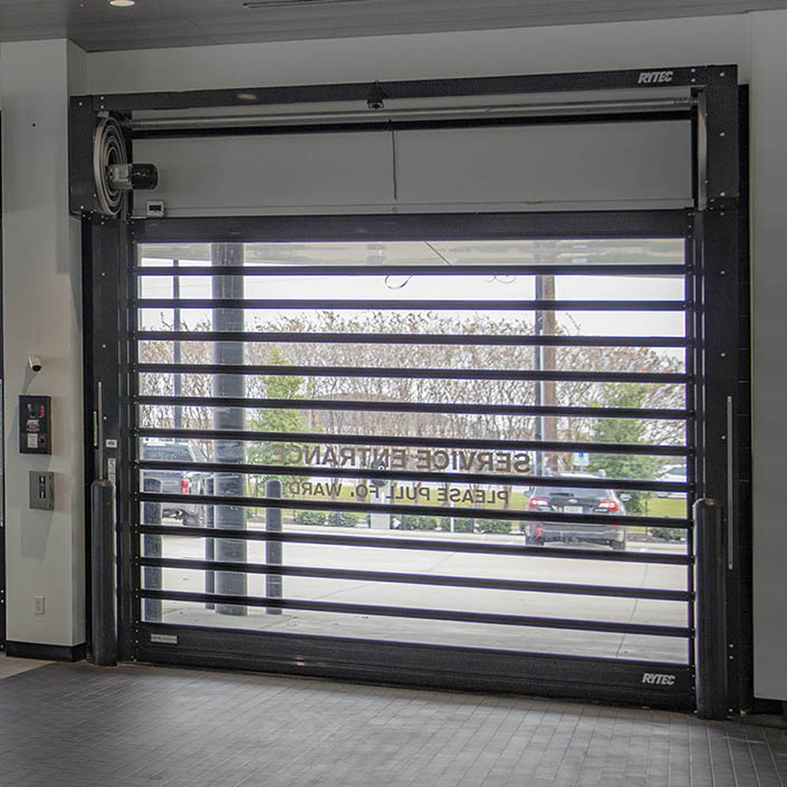 Spiral® FV® Full View Security Door | Rytec